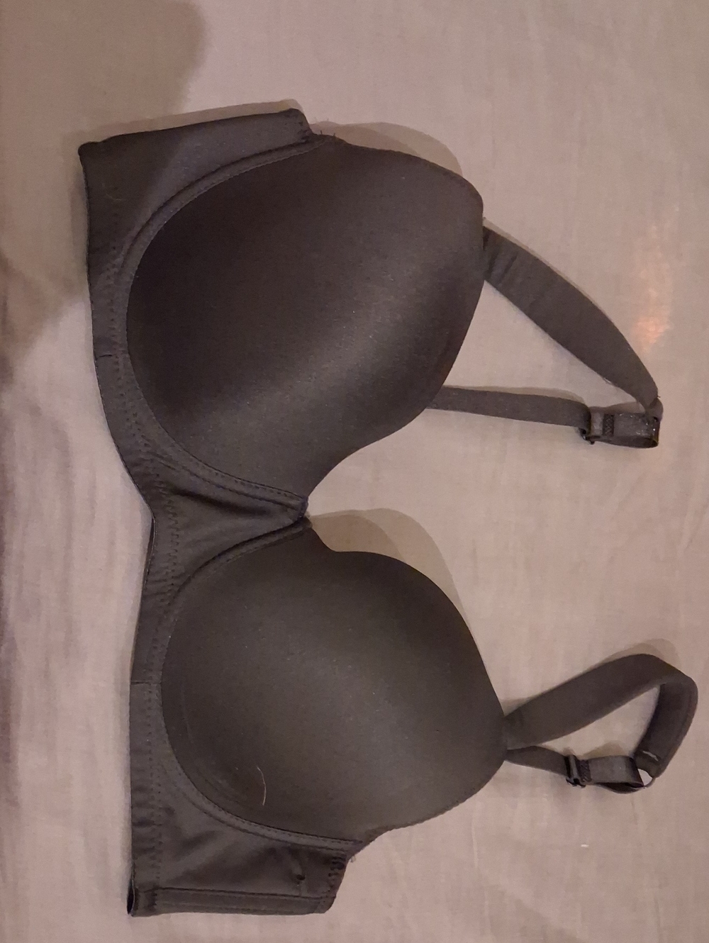 just be Black Molded T-Shirt Bra